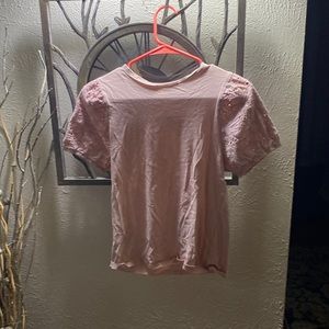 Kids medium girls short sleeve shirt “floral design”